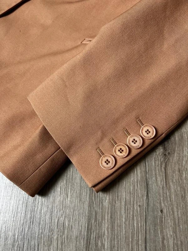 Stella McCartney brown caramel wool blazer - view 4