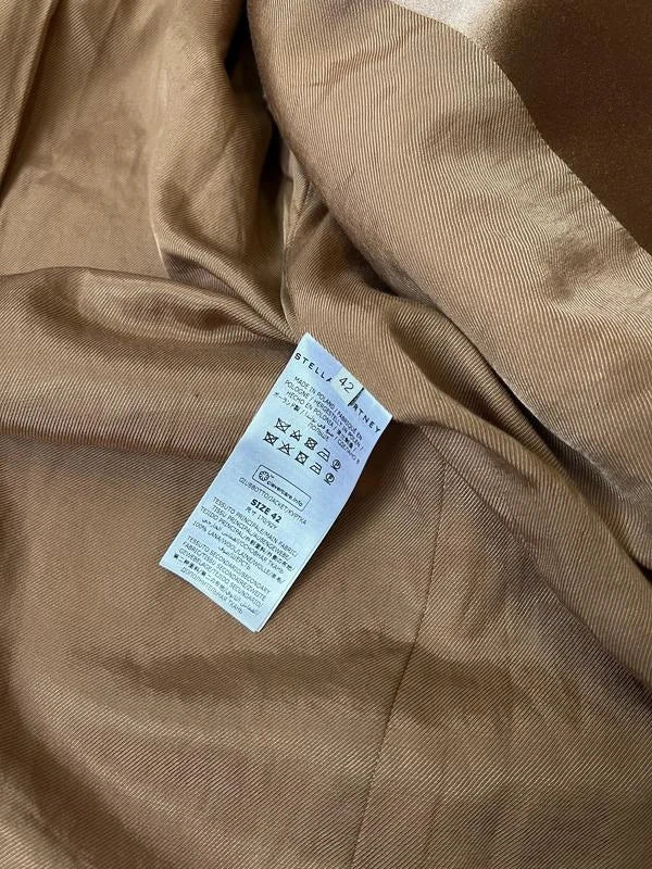 Stella McCartney brown caramel wool blazer - view 5