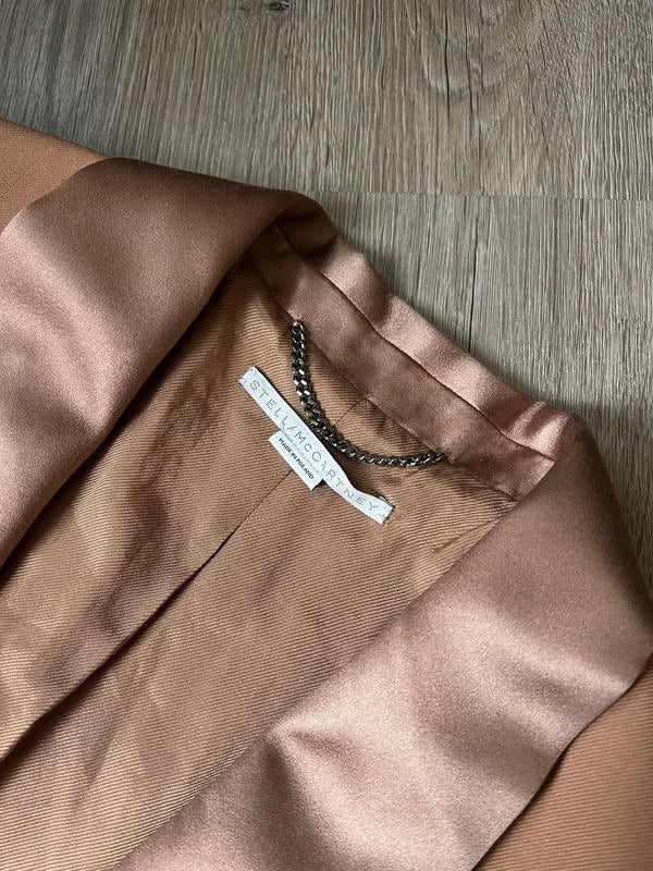 Stella McCartney brown caramel wool blazer - view 3