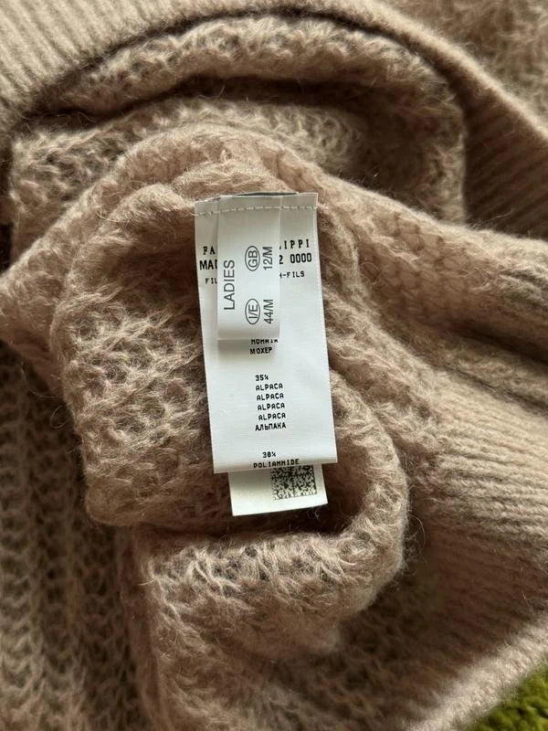 Fabiana Filippi beige mohair alpaca sweater - view 4