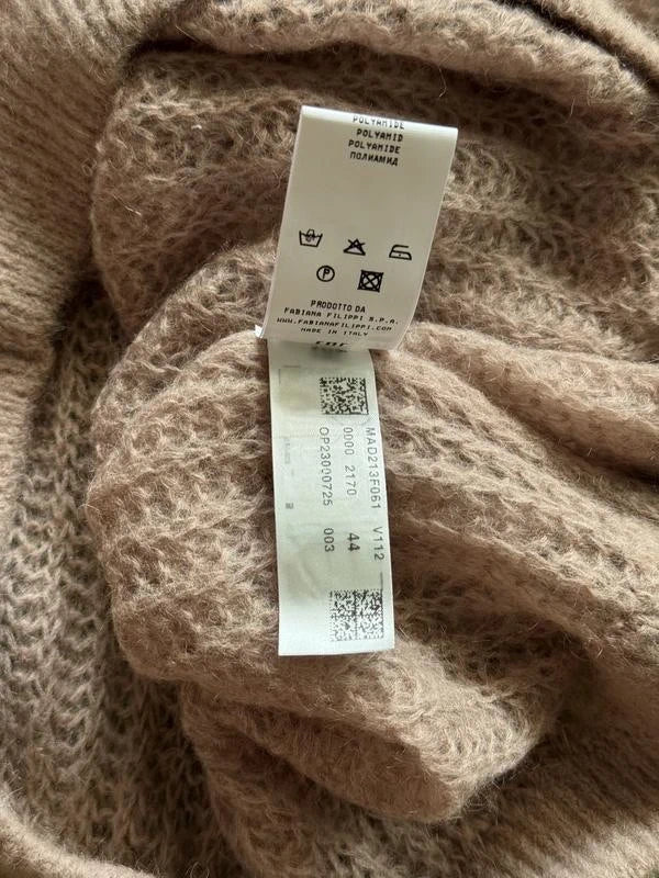 Fabiana Filippi beige mohair alpaca sweater - view 7
