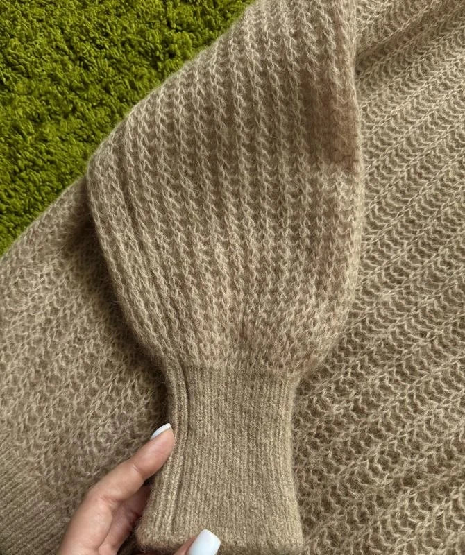 Fabiana Filippi beige mohair alpaca sweater - view 2