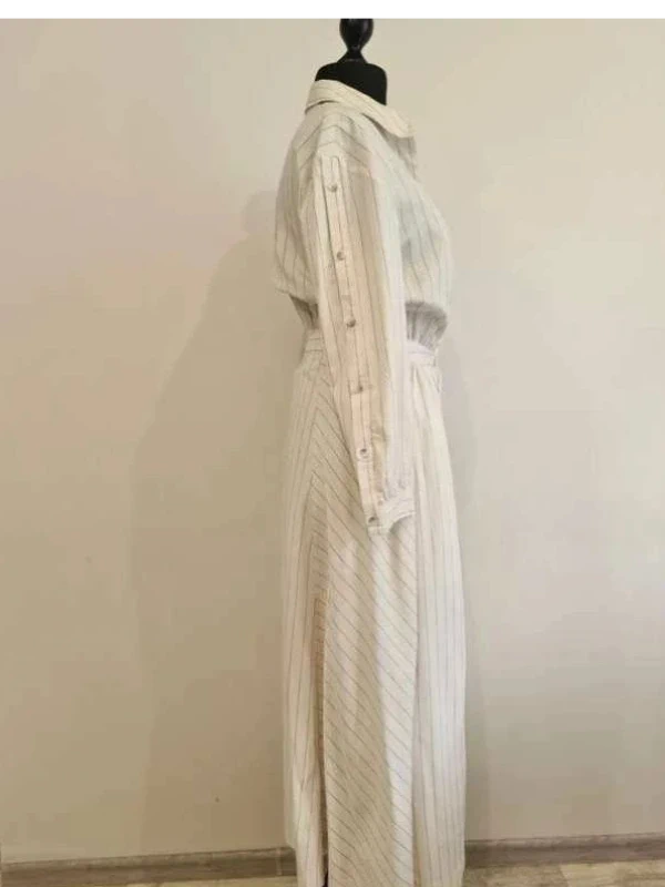 Ba&sh striped long maxi dress - view 2