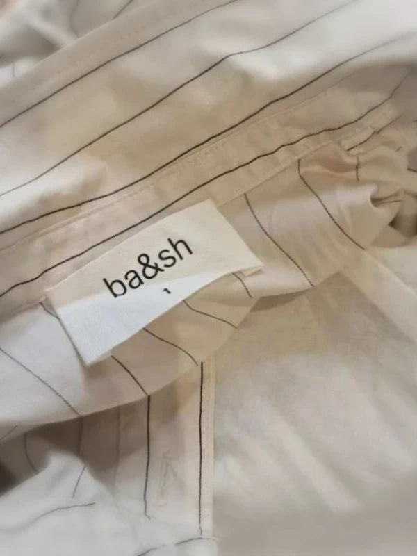 Ba&sh striped long maxi dress - view 3