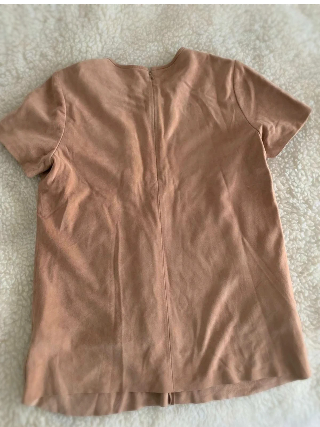 FWSS beige suede leather t-shirt - view 5