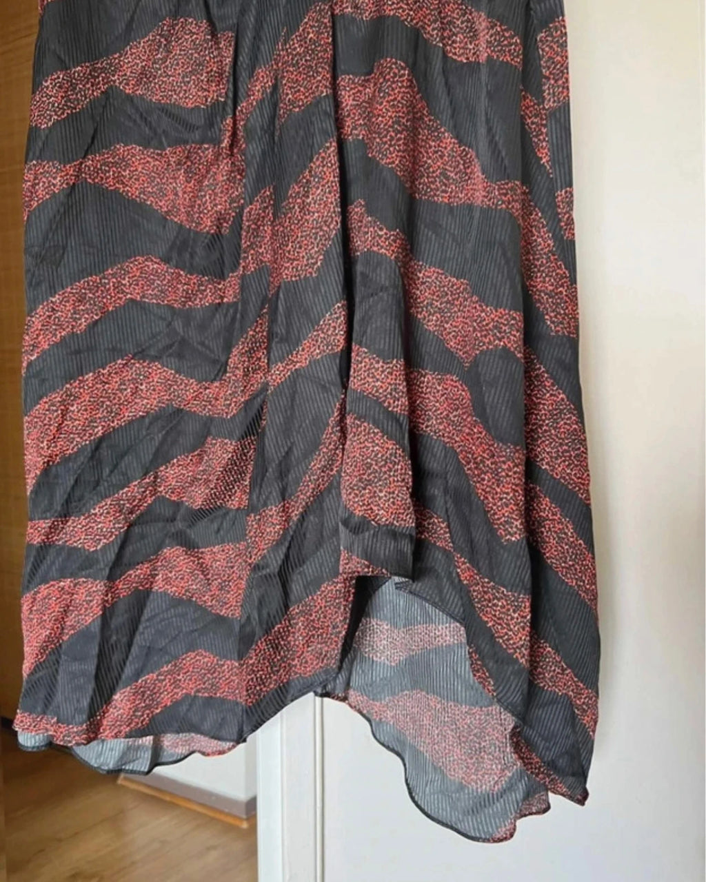 Isabel Marant viscose silk long asymmetric skirt - view 4