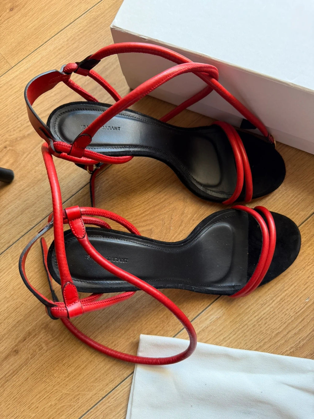 Isabel Marant leather suede sandals - view 2