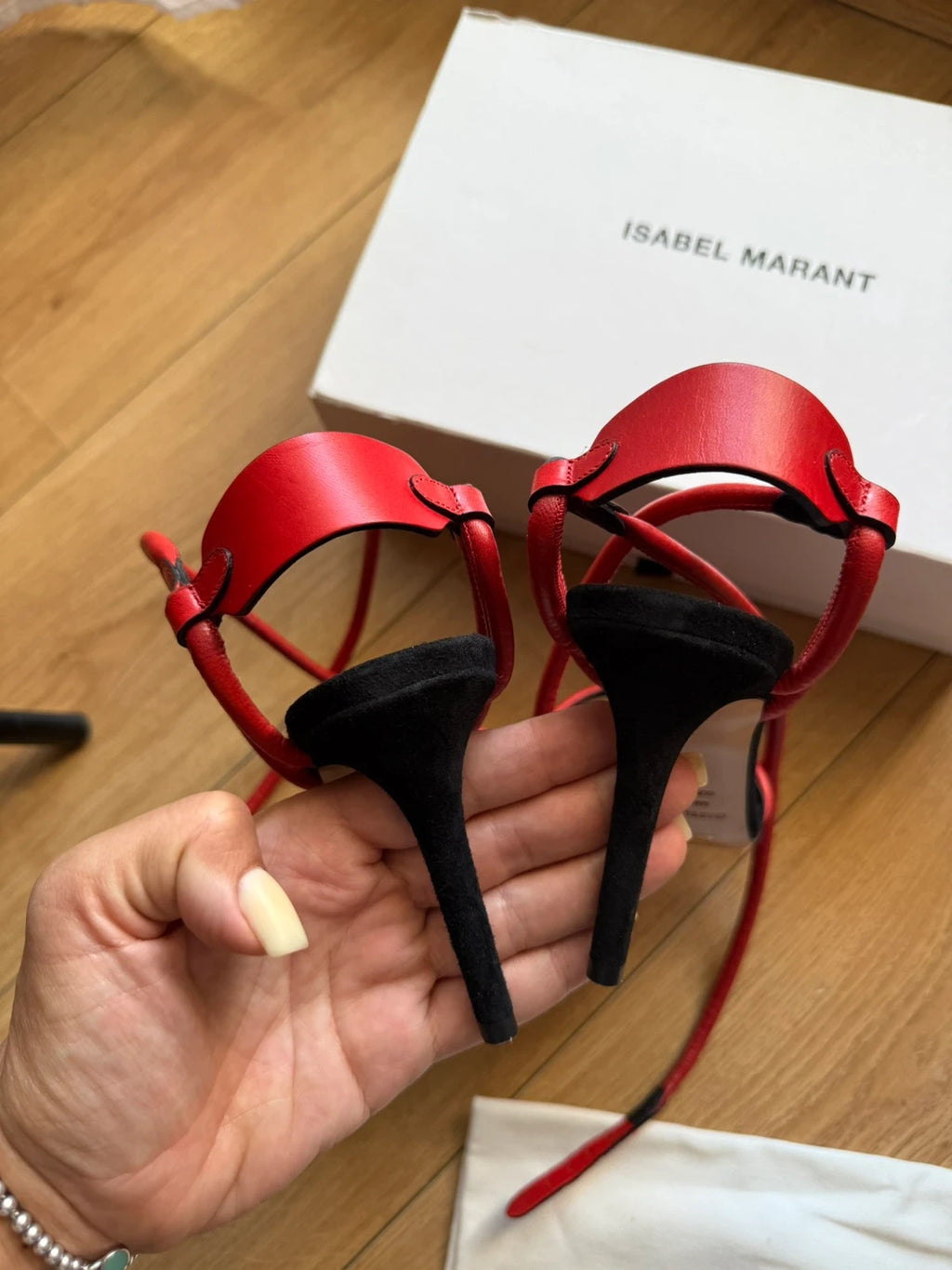 Isabel Marant leather suede sandals - view 3