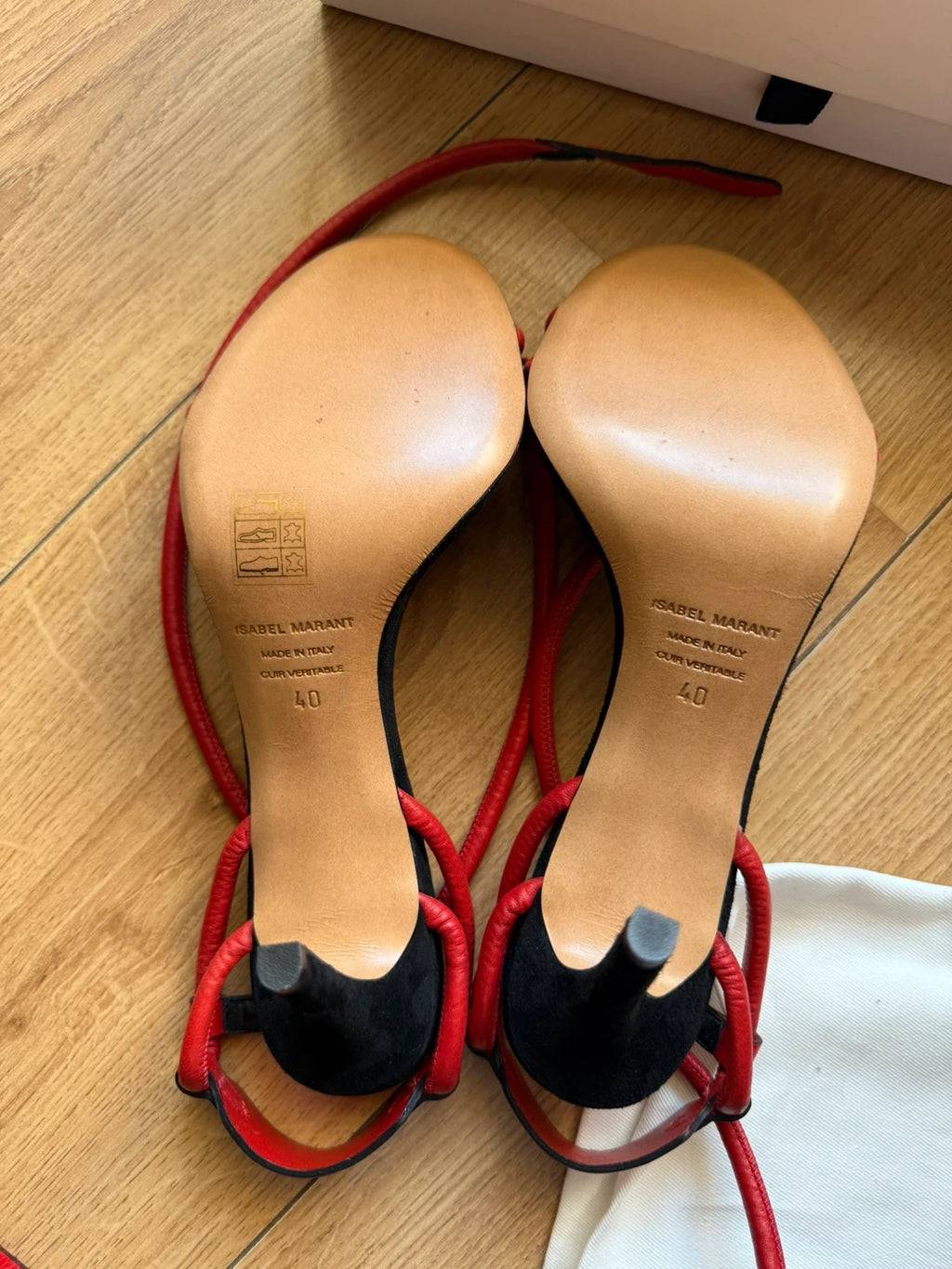 Isabel Marant leather suede sandals - view 5