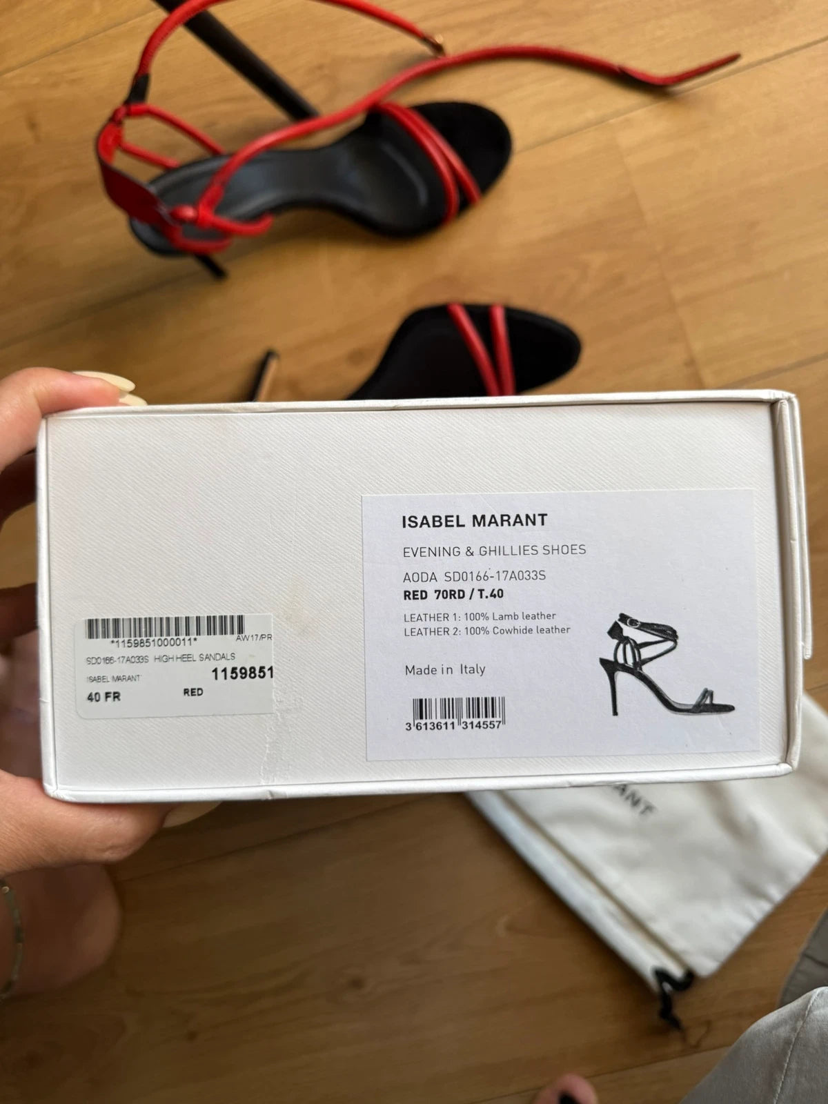 Isabel Marant leather suede sandals - view 8