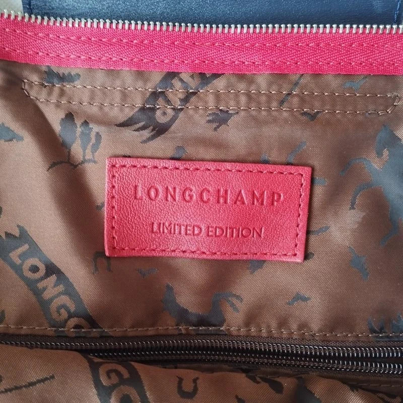 Longchamp le pliage limited edition leather bag - view 5