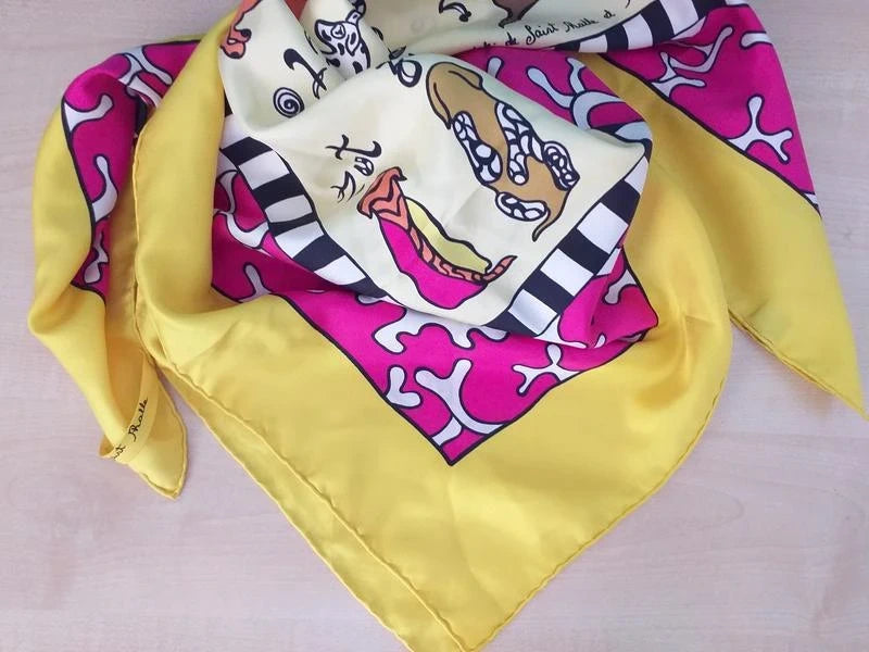 Niki de Saint Phalle silk dogs scarf - view 7