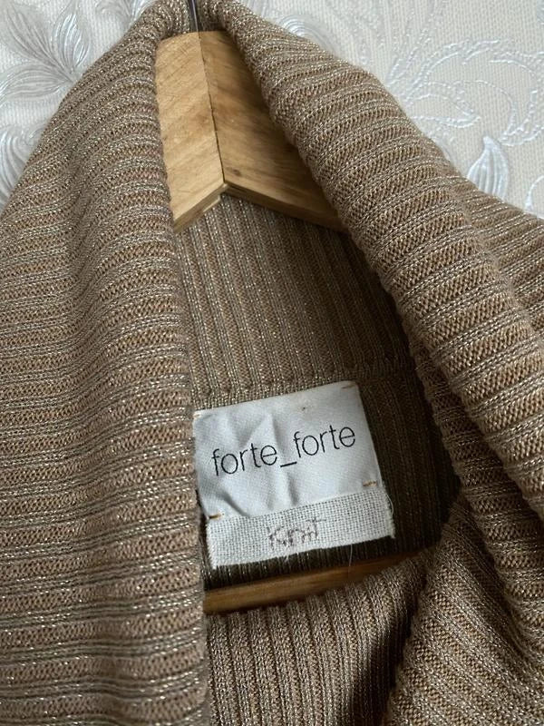 Forte Forte wool beige turtleneck sweater - view 3