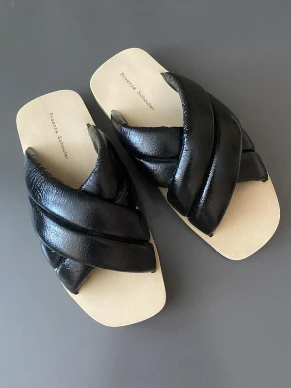 Proenza Schouler leather slides sandals - view 2