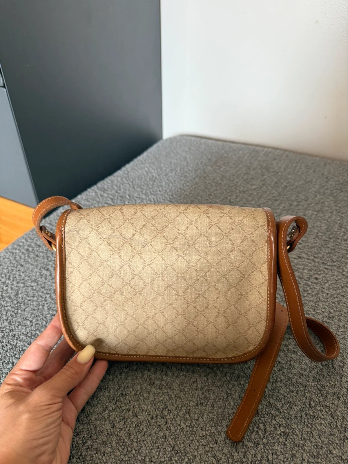 Longchamp vintage canvas leather crossbody bag - view 6