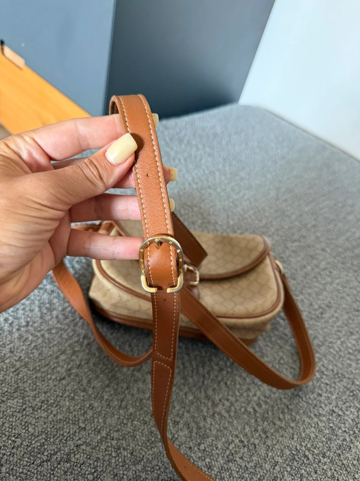 Longchamp vintage canvas leather crossbody bag - view 13