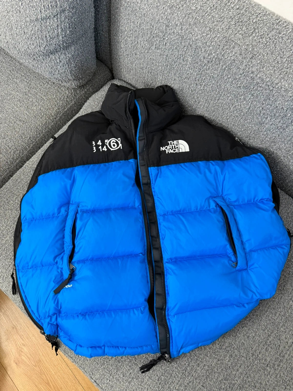 The North Face x MM6 Maison Margiela blue jacket