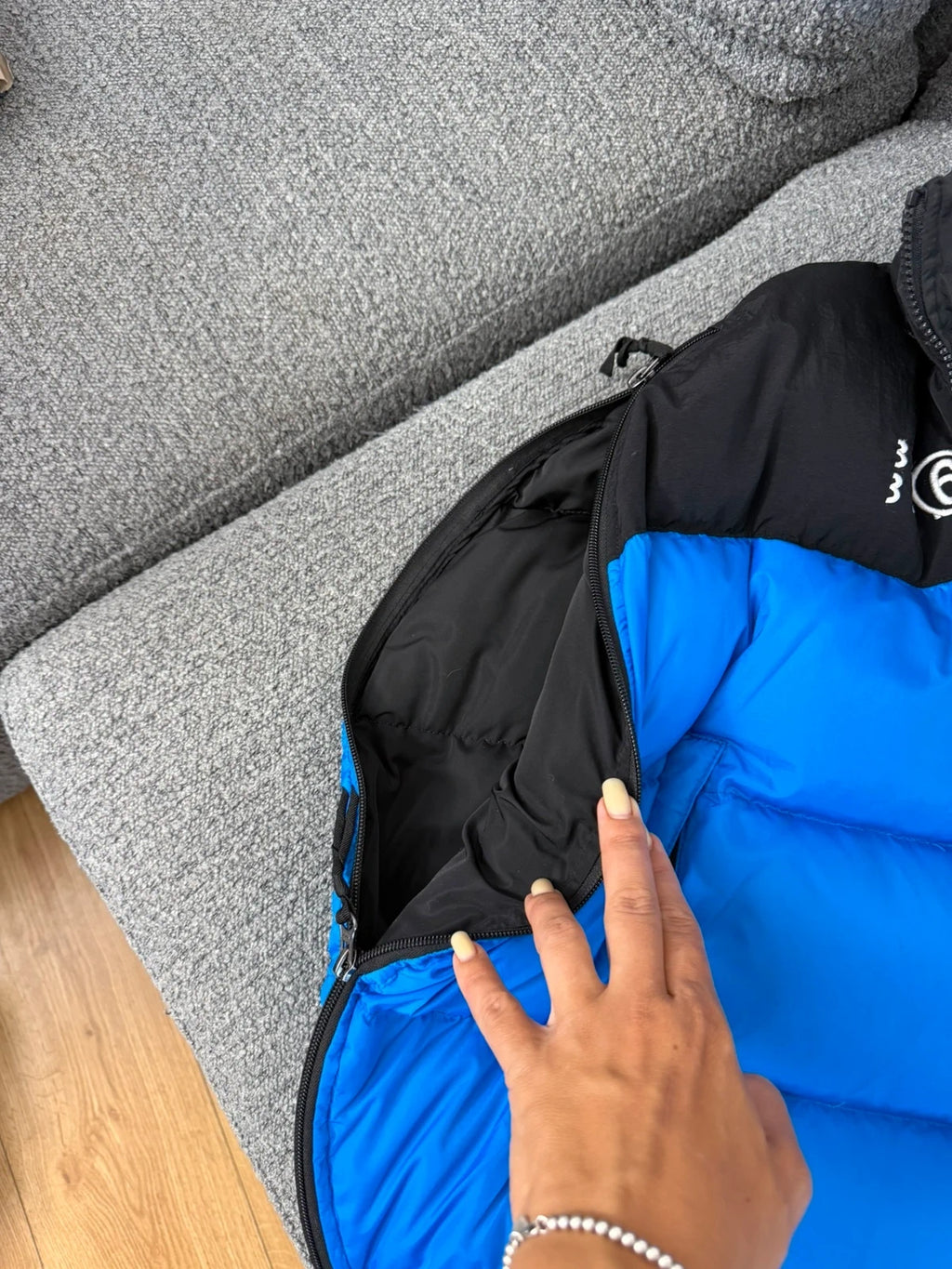 The North Face x MM6 Maison Margiela blue jacket - view 4