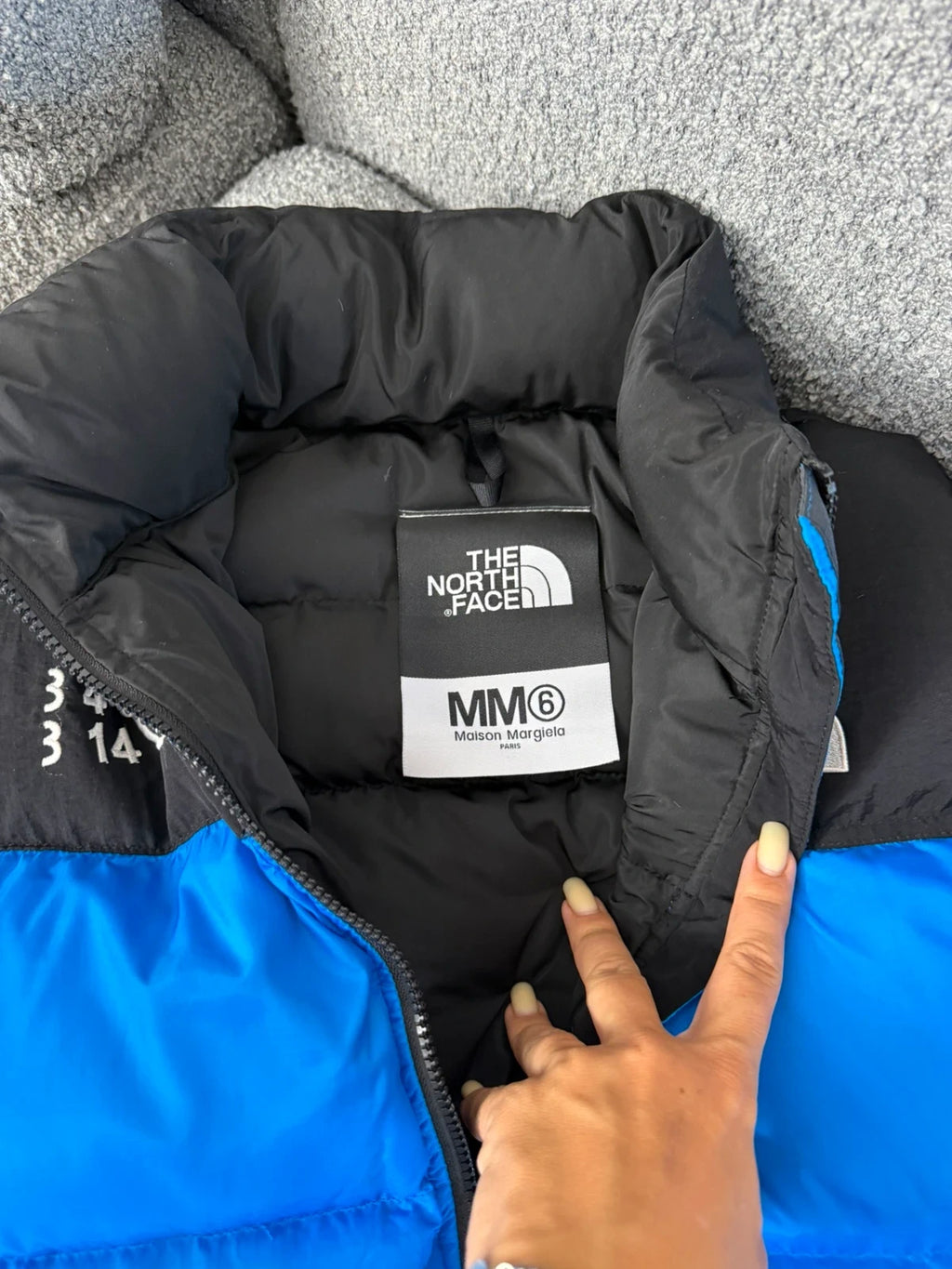 The North Face x MM6 Maison Margiela blue jacket - view 3