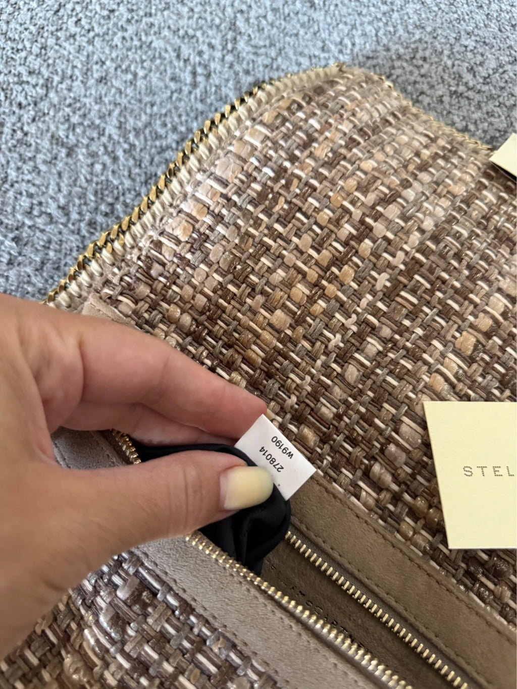 Stella McCartney Falabella clutch tweed - view 13
