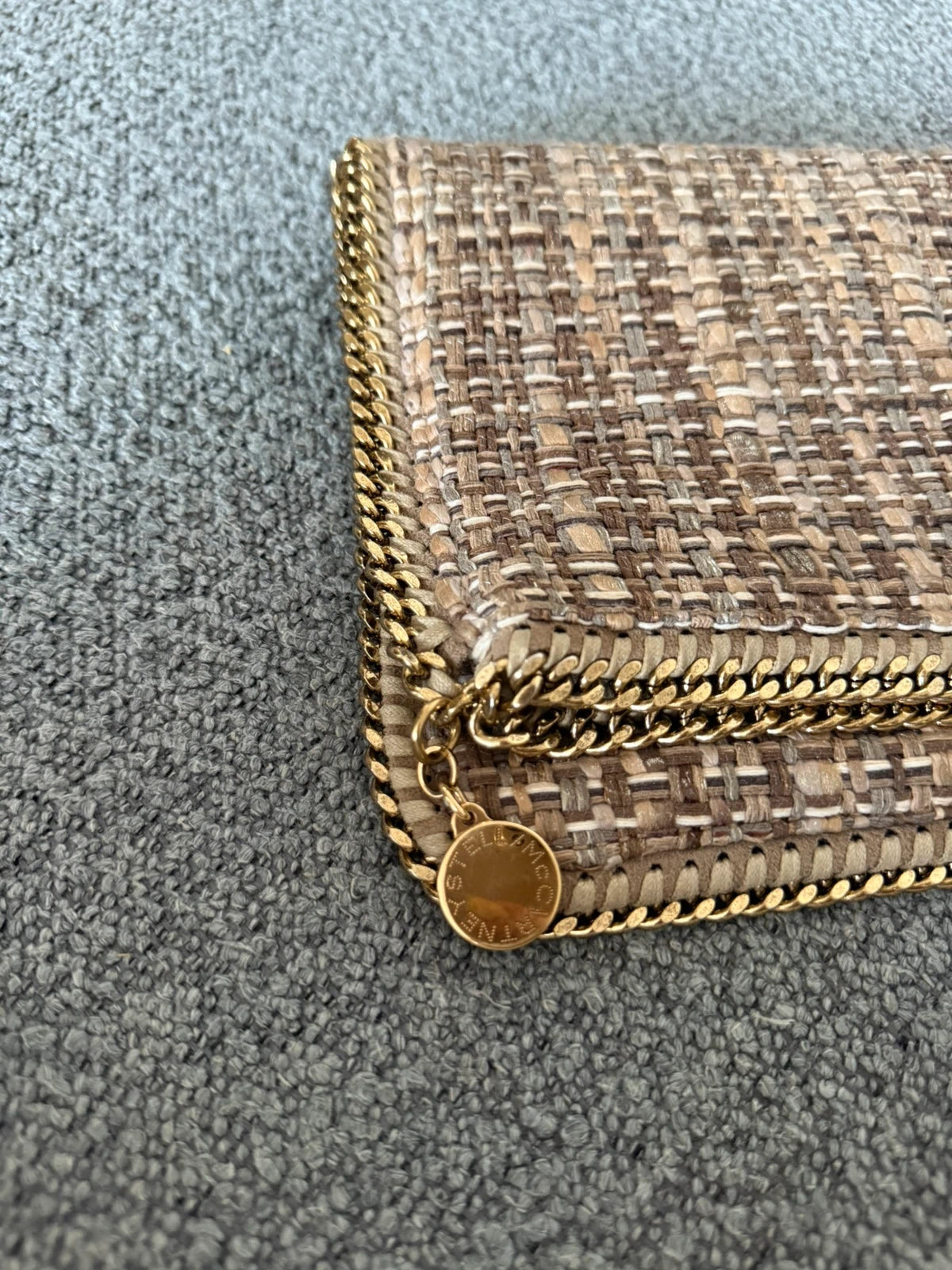 Stella McCartney Falabella clutch tweed - view 2
