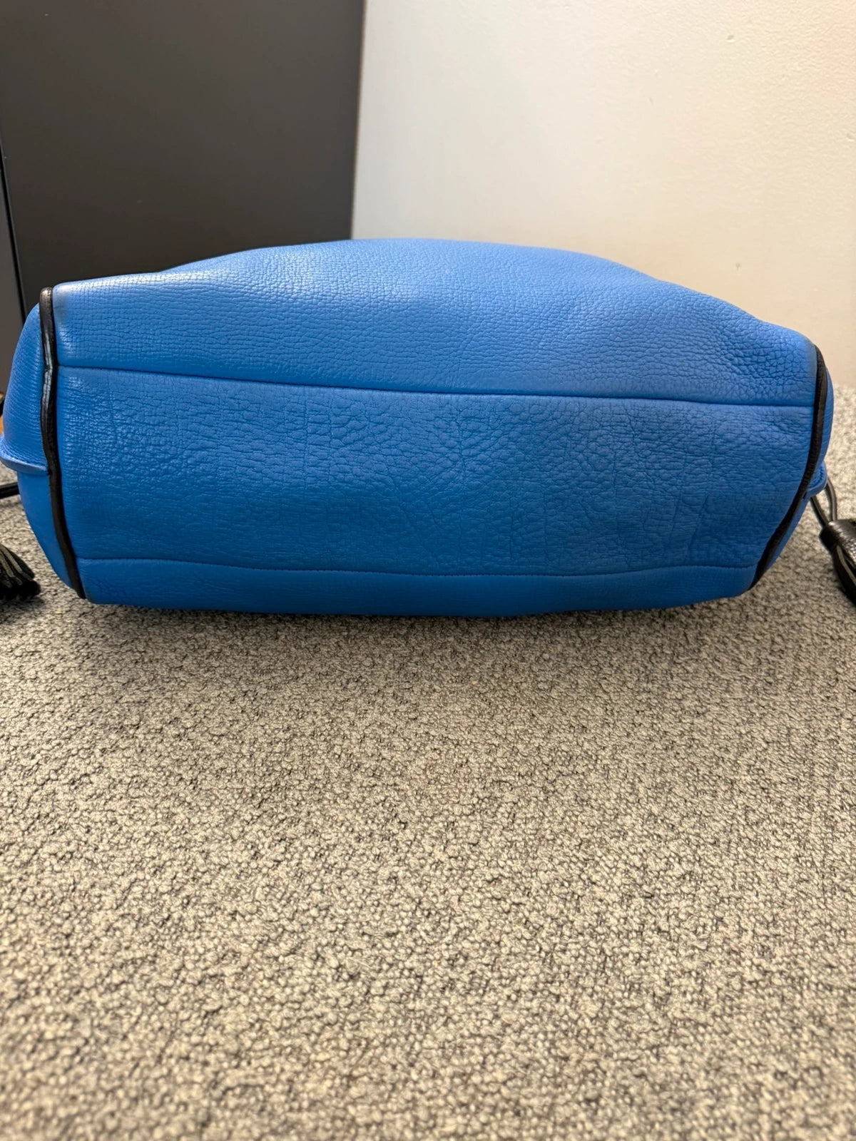 Longchamp Penelope blue leather big bag - view 7