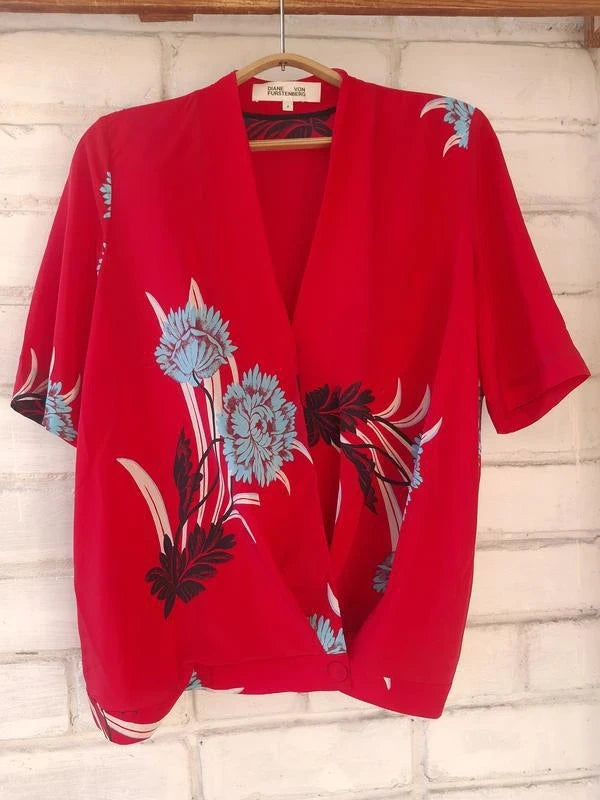 Diane von Furstenberg new silk blouse