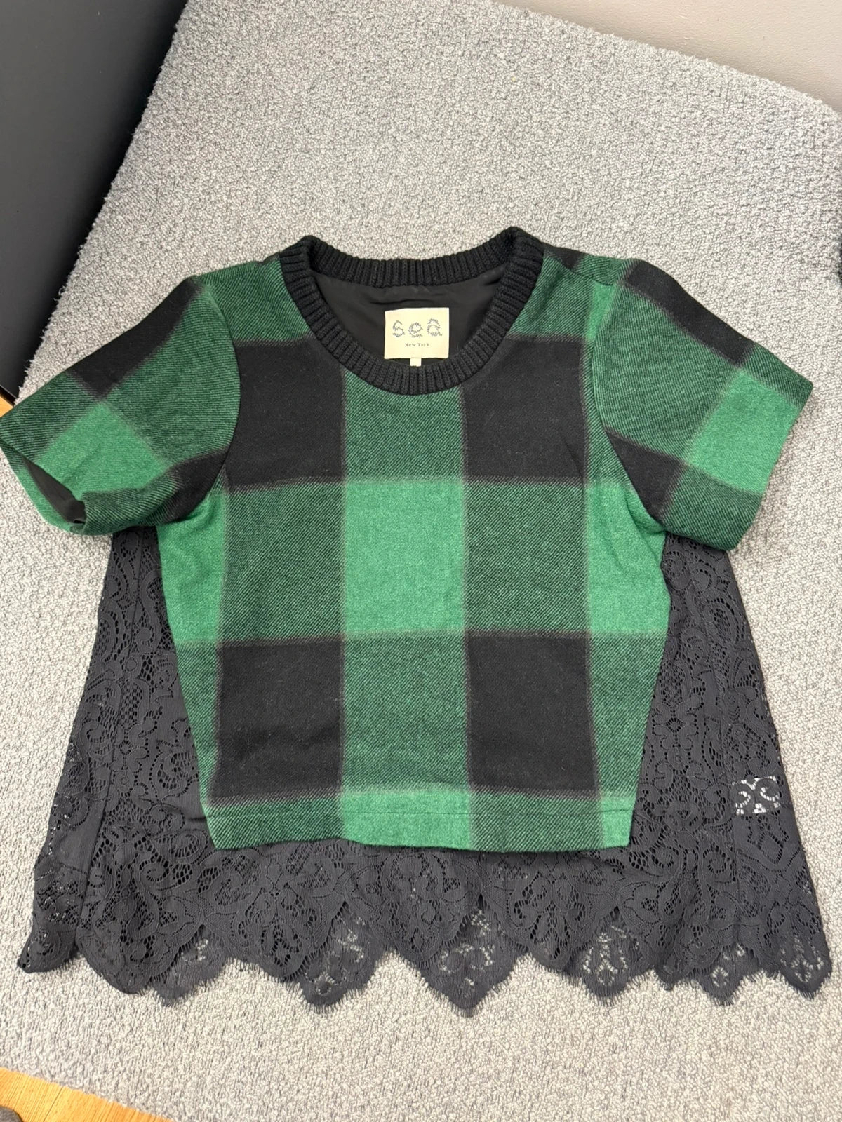 Sea New York wool lace top