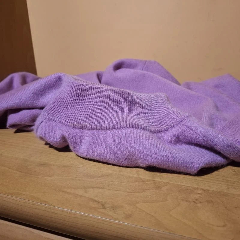 Hemisphere lilac purple cashmere jumper sweater - view 3