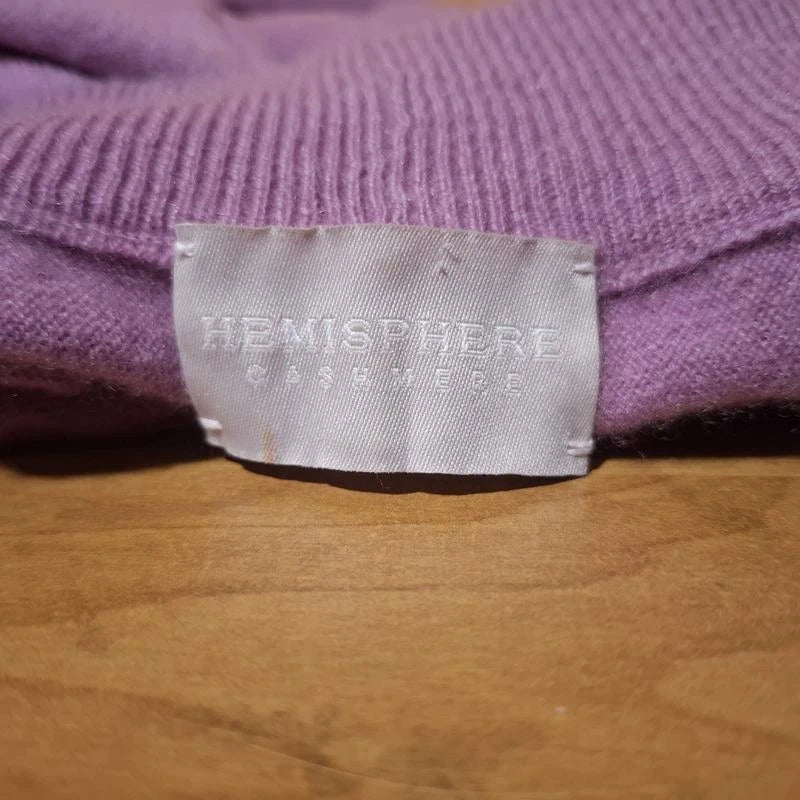 Hemisphere lilac purple cashmere jumper sweater - view 4