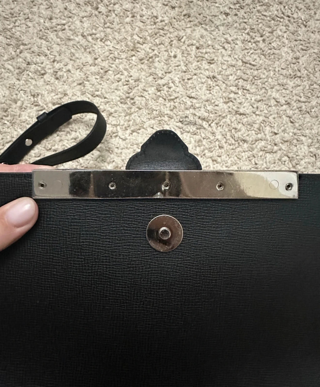 Longchamp black panther leather crossbody bag limited edition - view 5