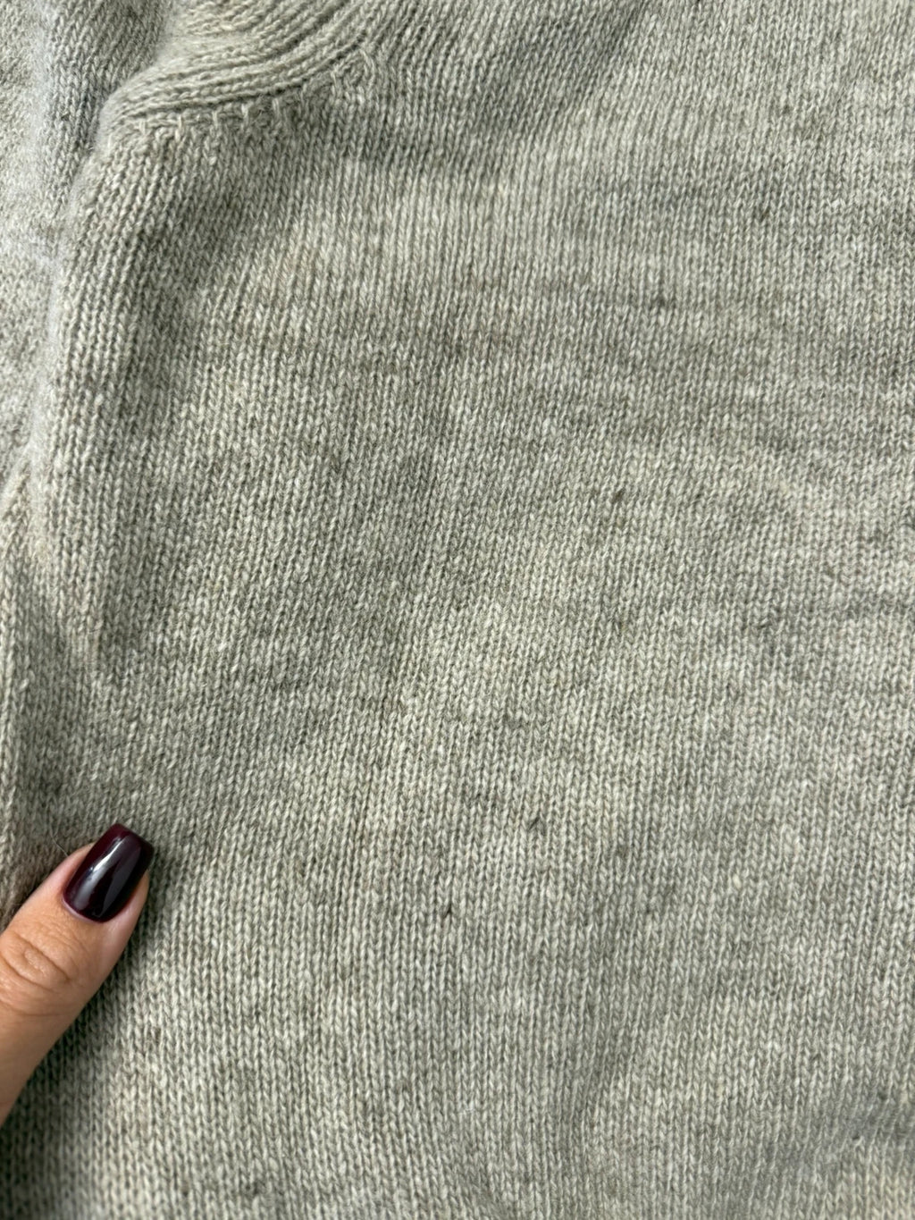 Nickole Farhi beige wool cashmere sweater - view 3