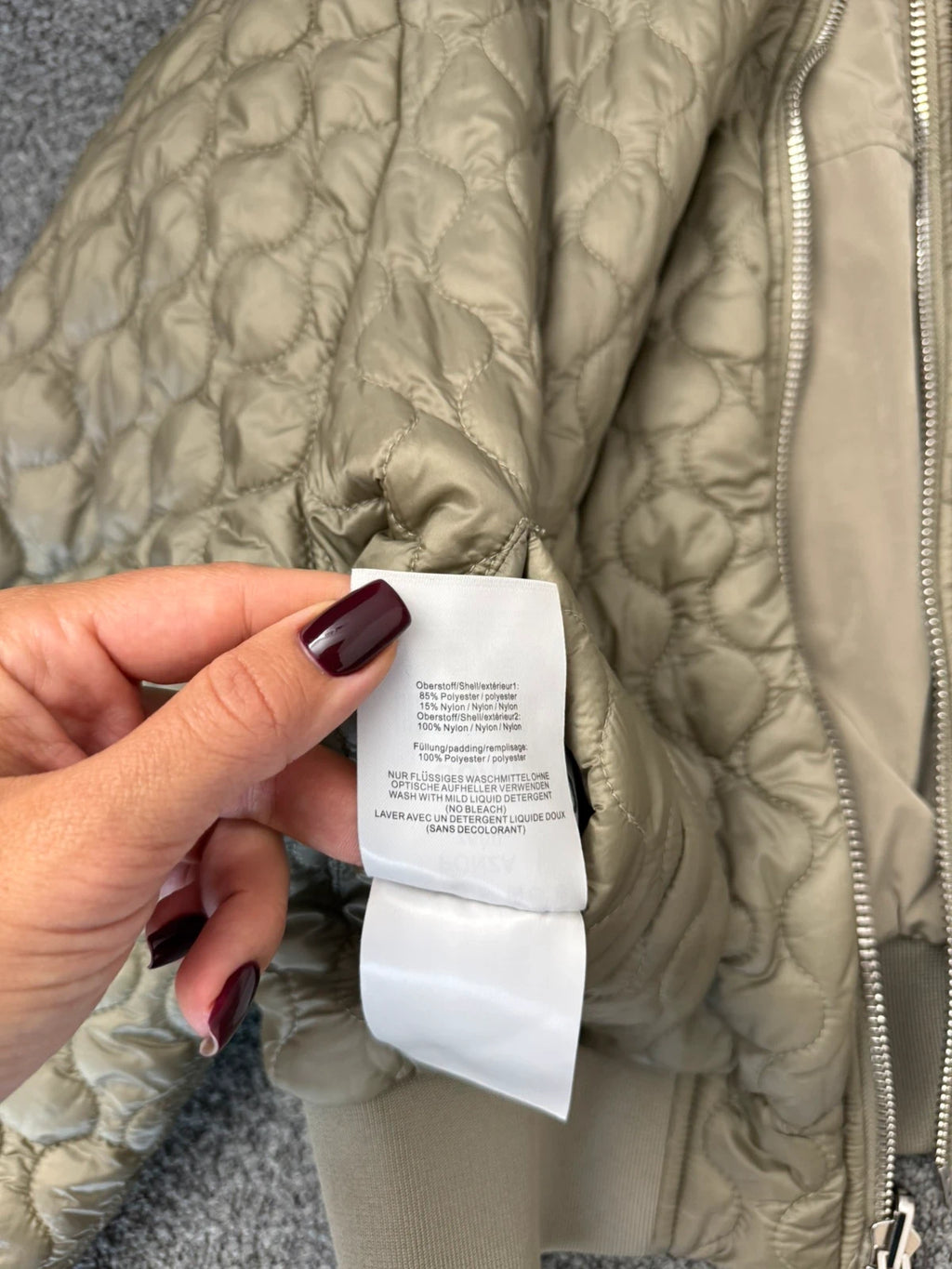 Blonde No. 8 khaki reversible padded jacket bomber - view 7