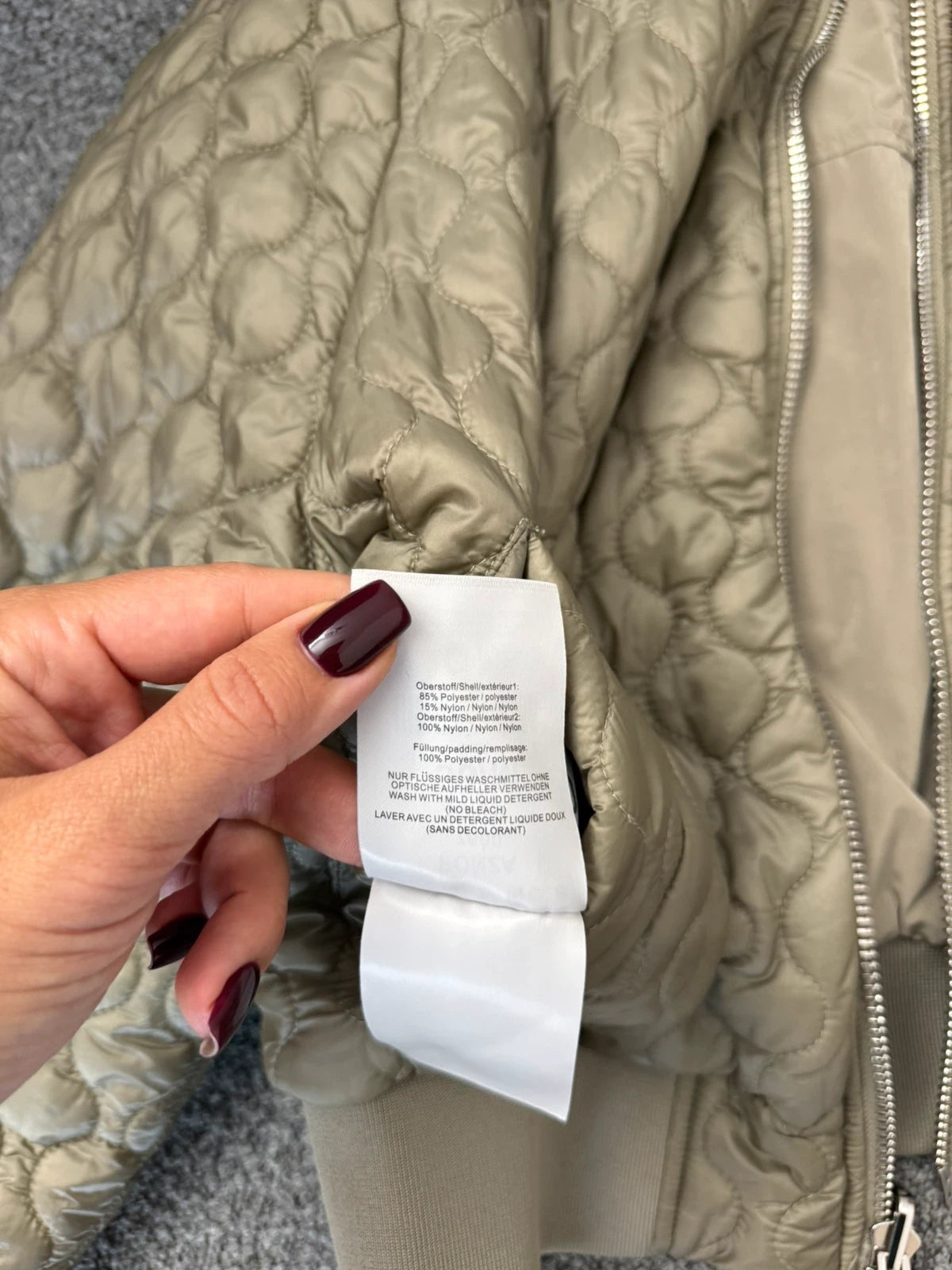 Blonde No. 8 khaki reversible padded jacket bomber - view 7