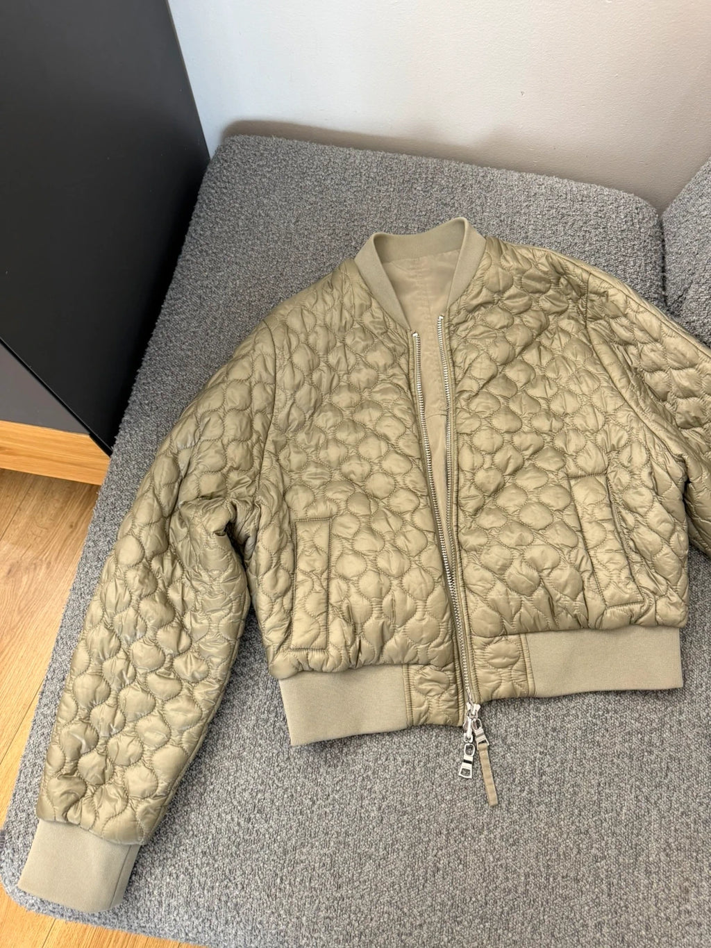 Blonde No. 8 khaki reversible padded jacket bomber - view 4