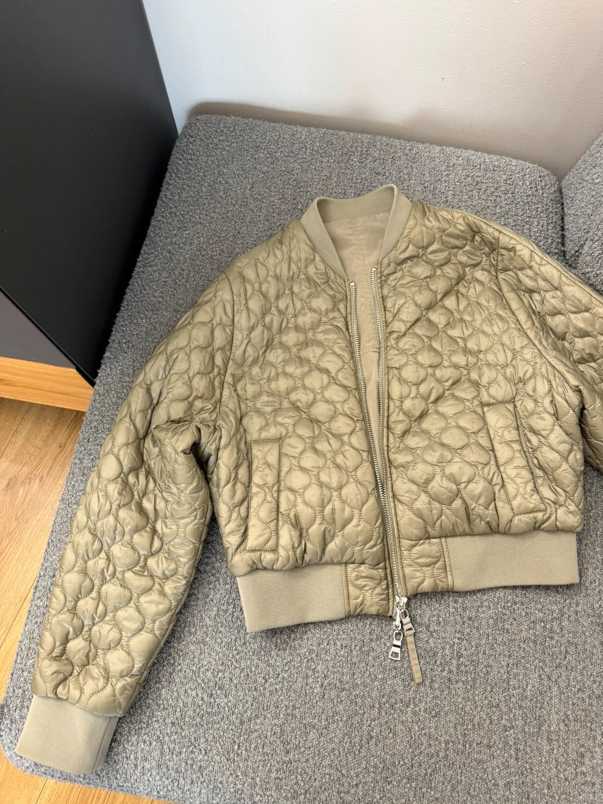 Blonde No. 8 khaki reversible padded jacket bomber - view 4