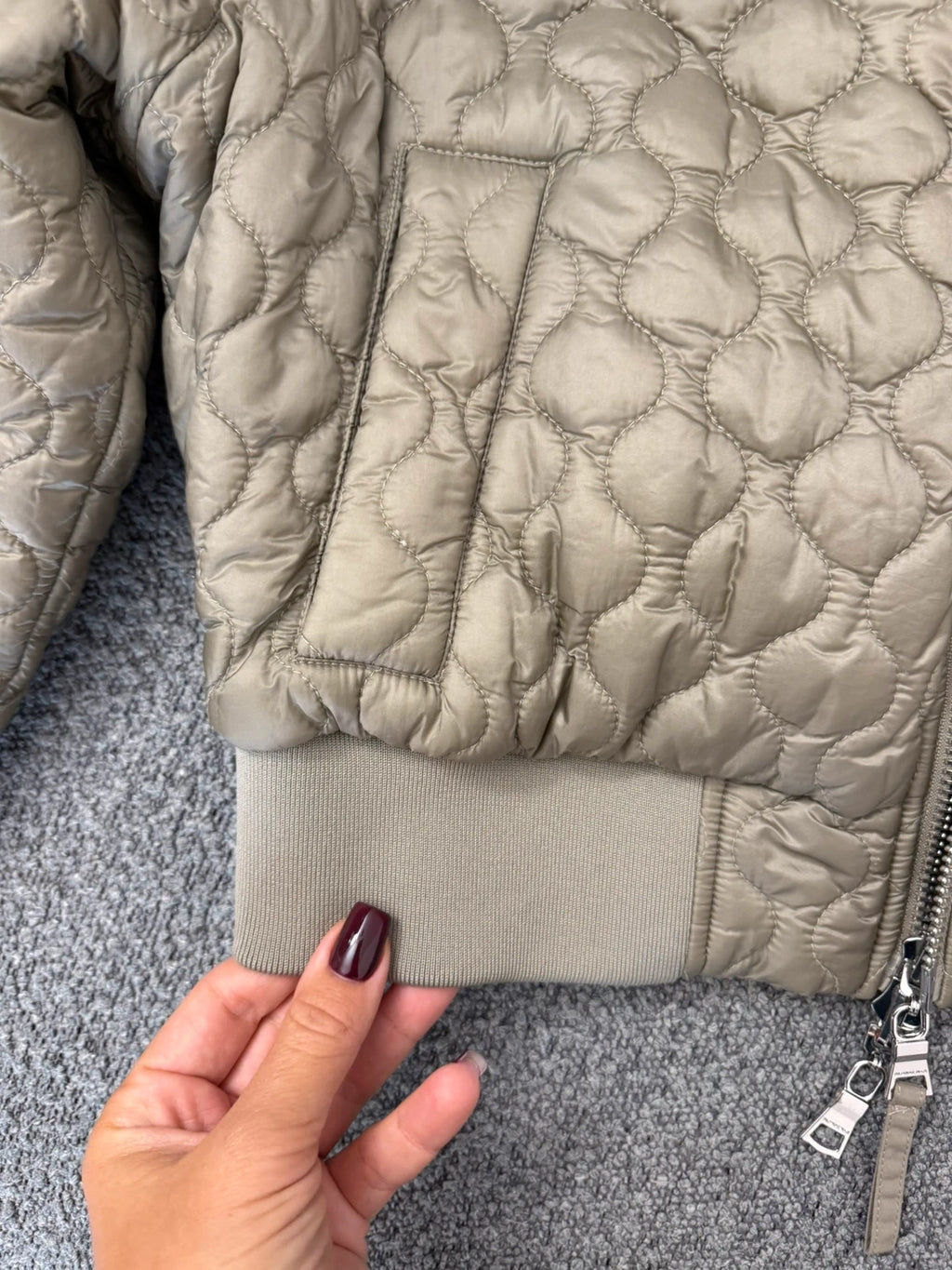 Blonde No. 8 khaki reversible padded jacket bomber - view 5