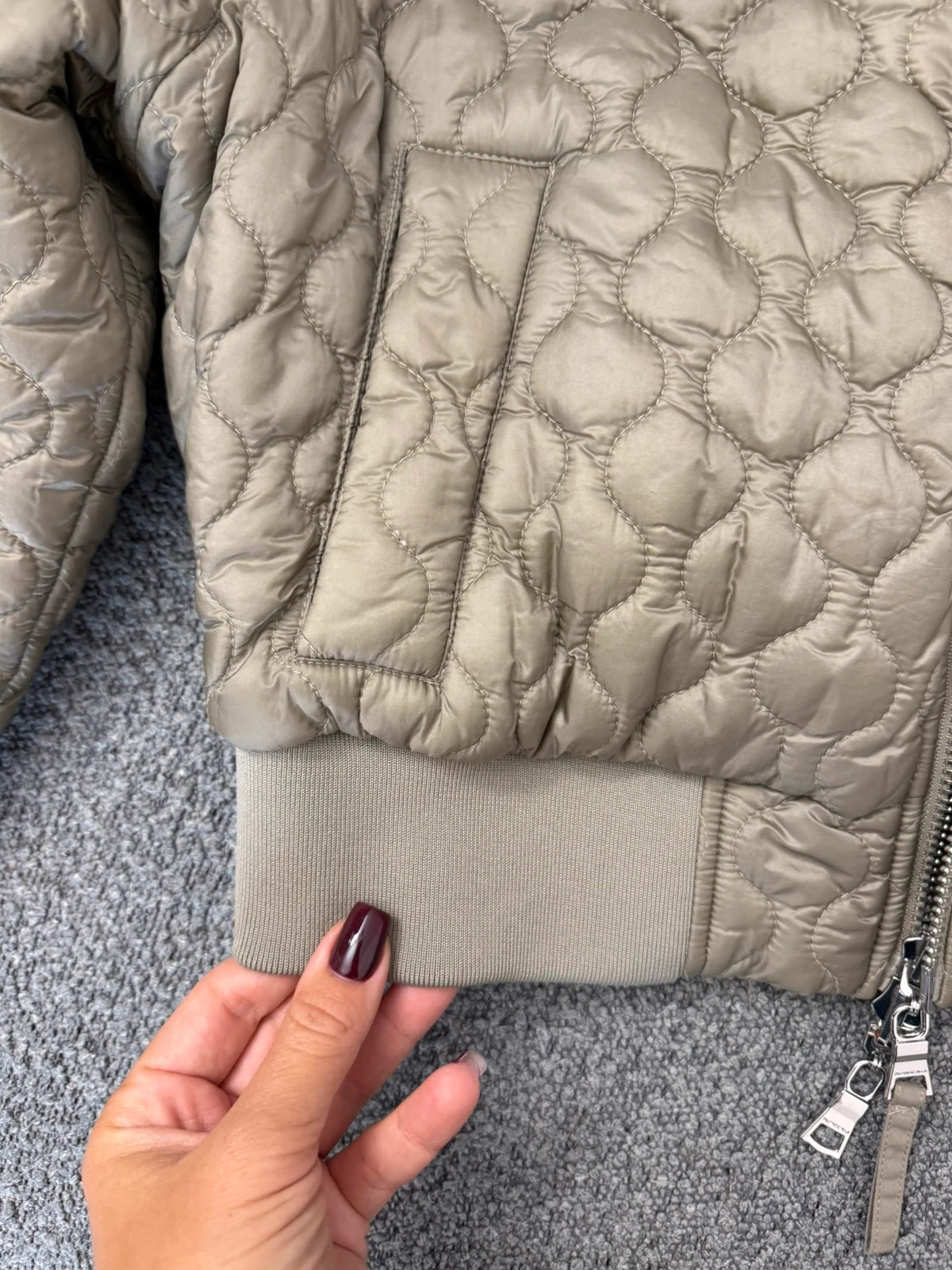 Blonde No. 8 khaki reversible padded jacket bomber - view 5