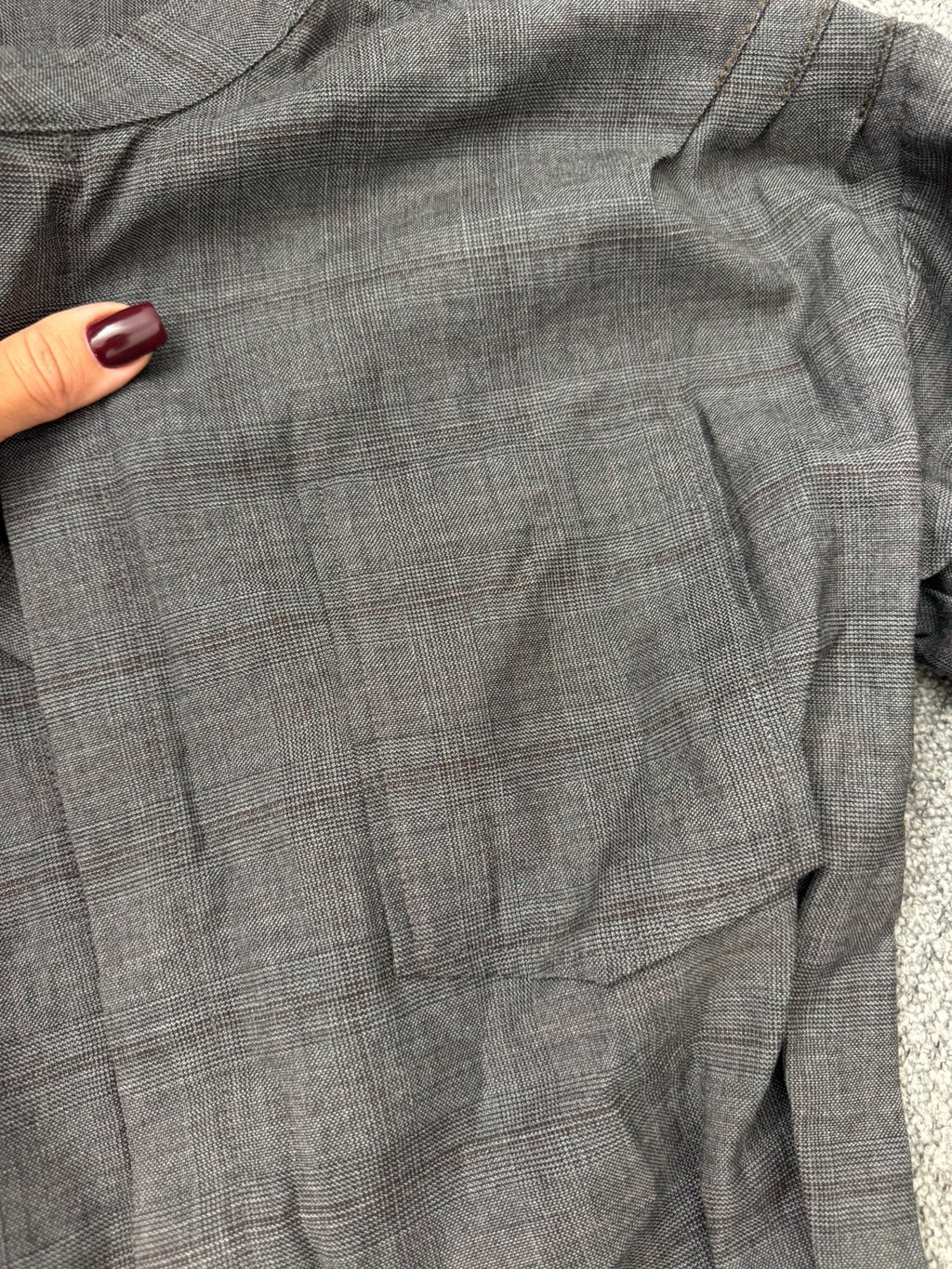 Isabel Marant Étoile grey wool shirt dress - view 3