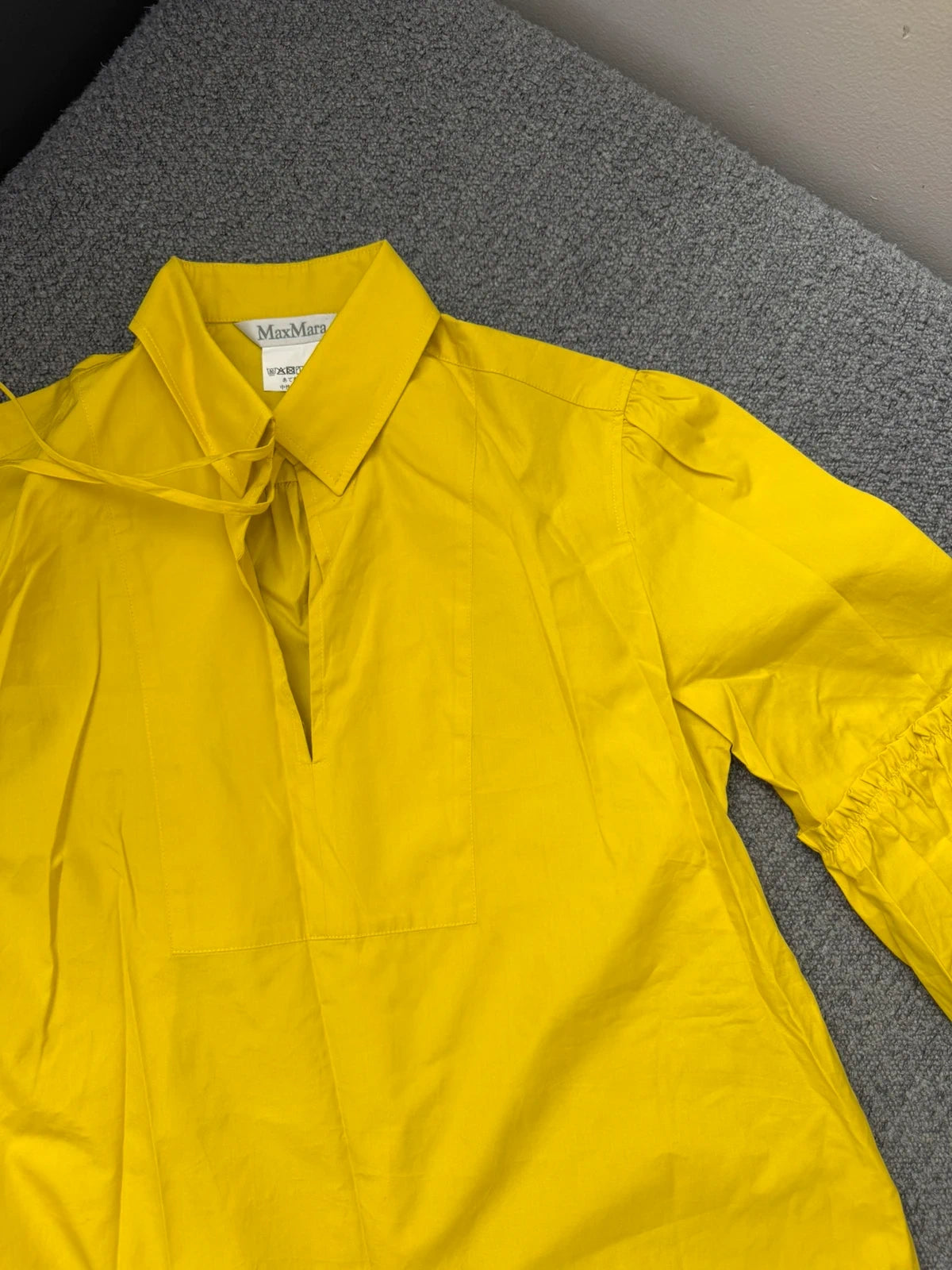 Max Mara yellow cotton dress - view 6