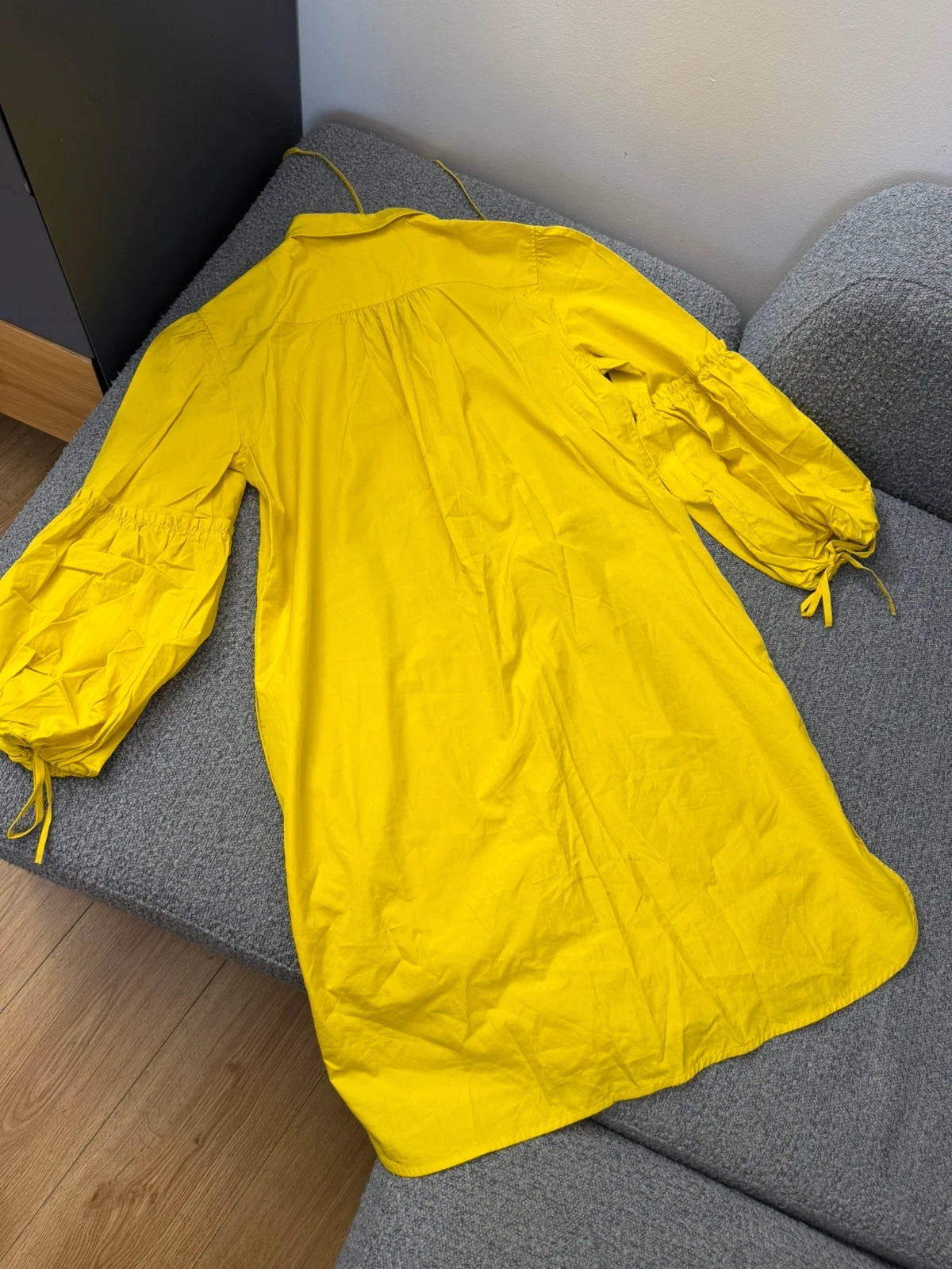 Max Mara yellow cotton dress - view 8