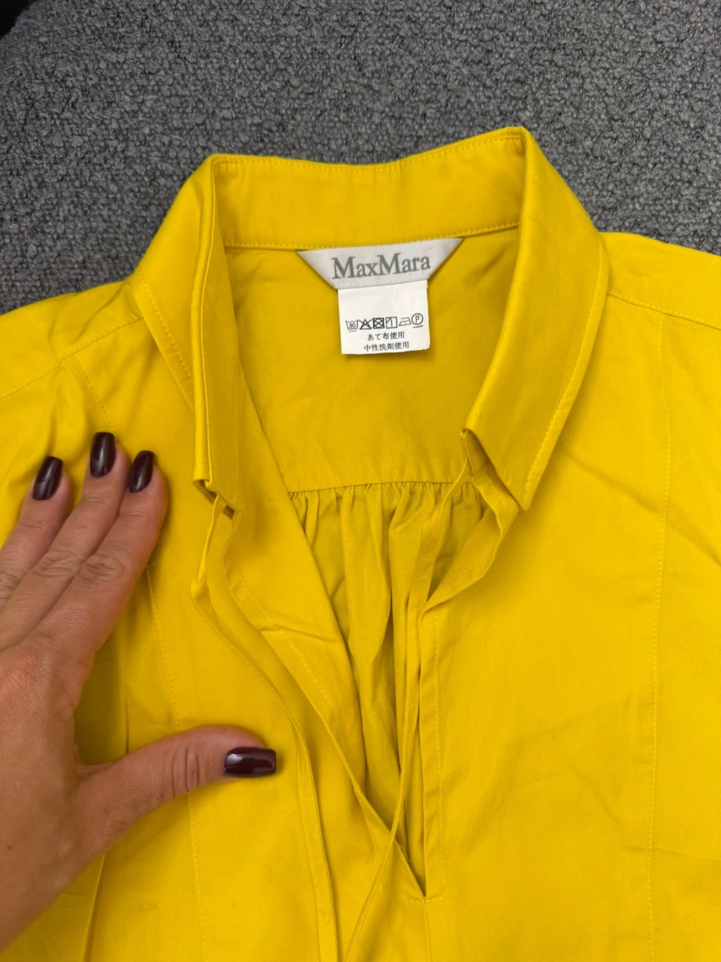 Max Mara yellow cotton dress - view 4