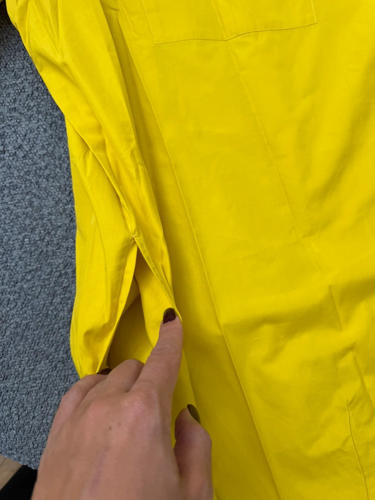 Max Mara yellow cotton dress - view 7