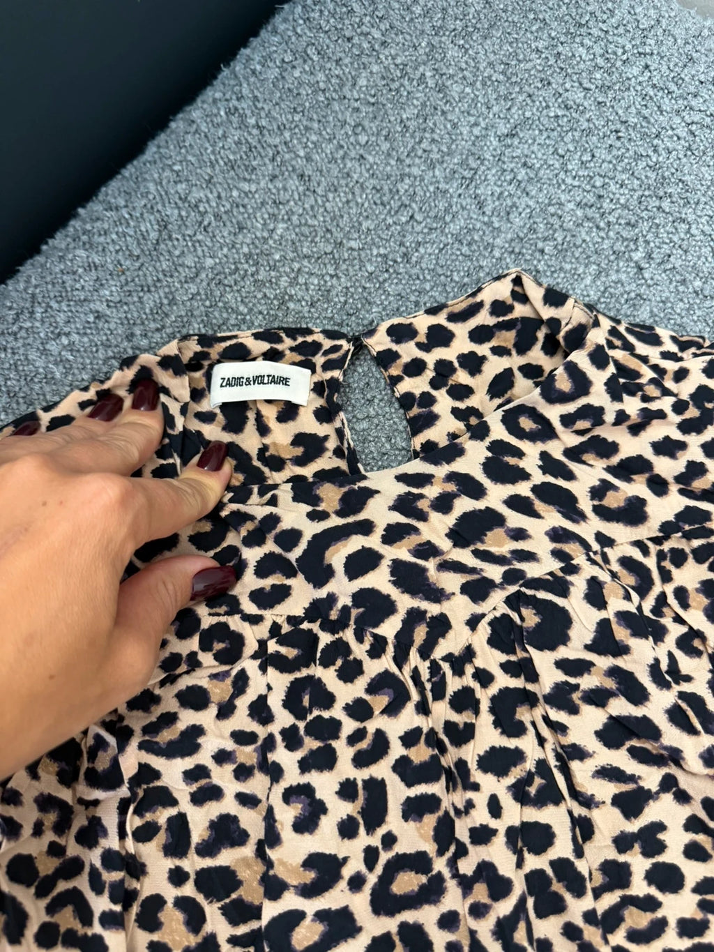 Zadig & Voltaire rooka print leo viscose leopard dress - view 3