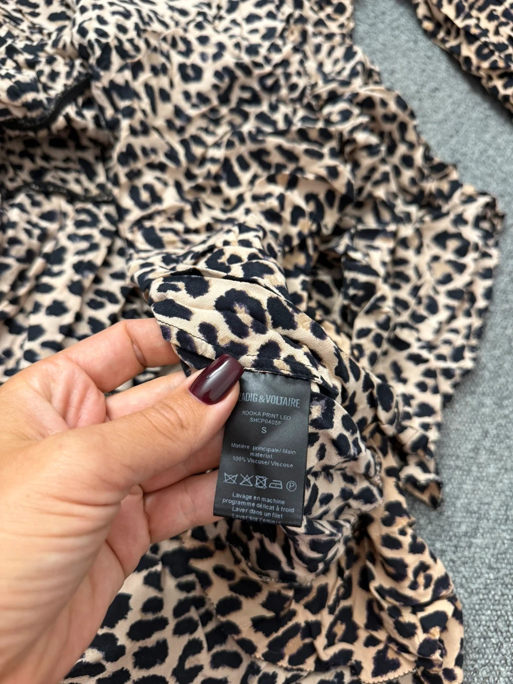 Zadig & Voltaire rooka print leo viscose leopard dress - view 5