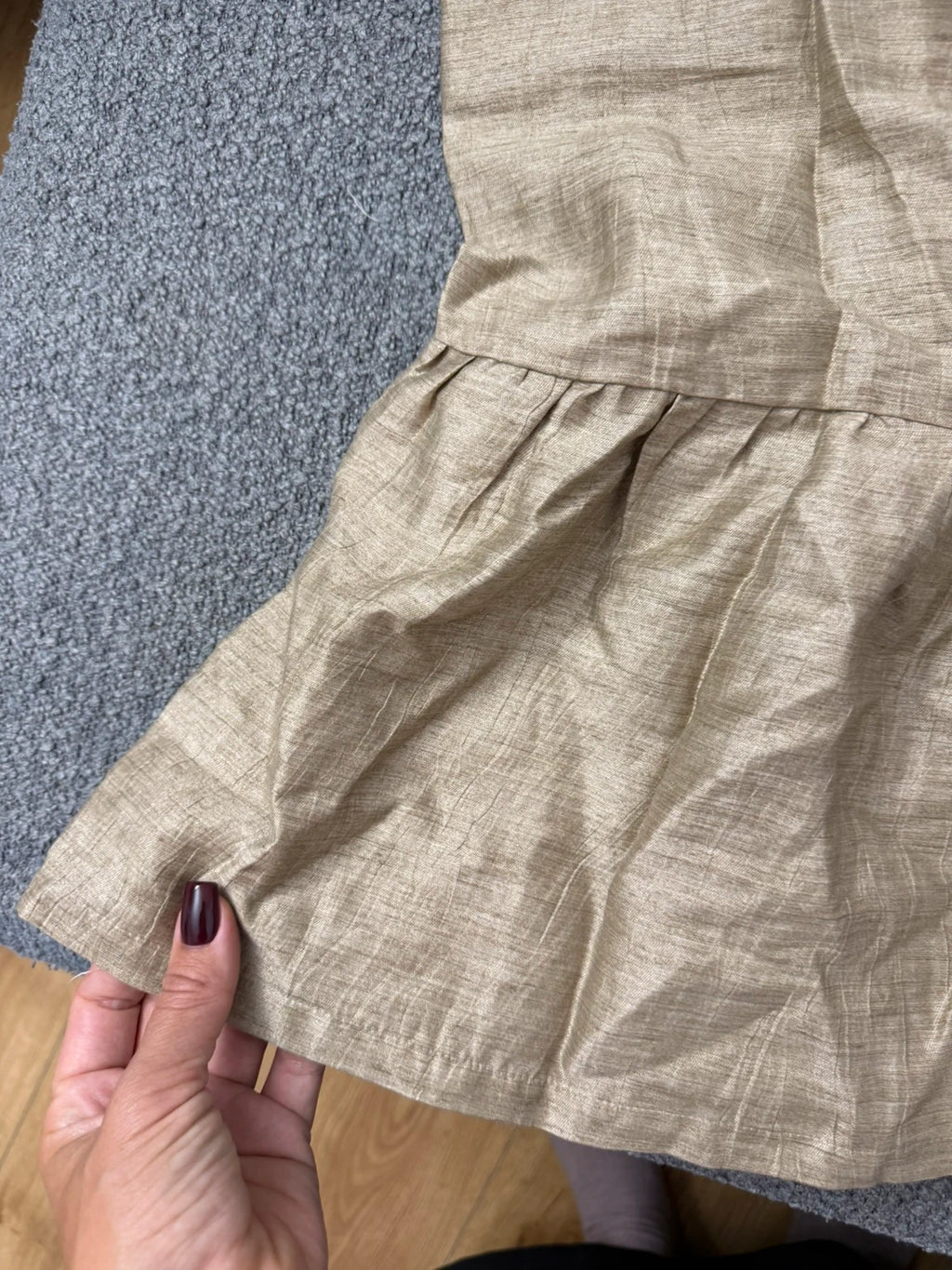 Vicario cinque linen long midi dress - view 5