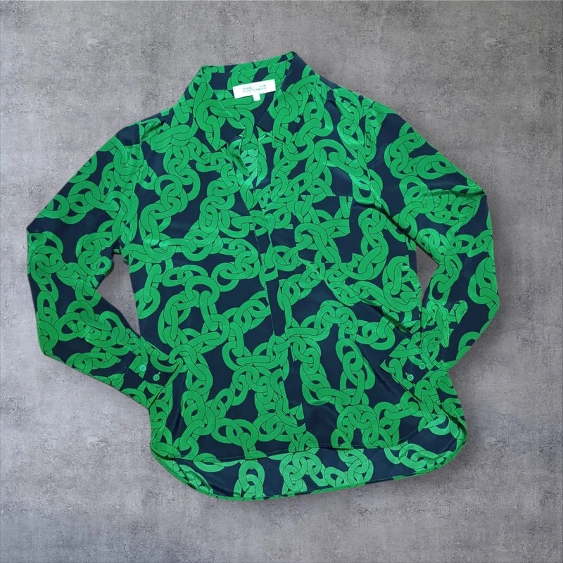 Diane von Furstenberg silk shirt