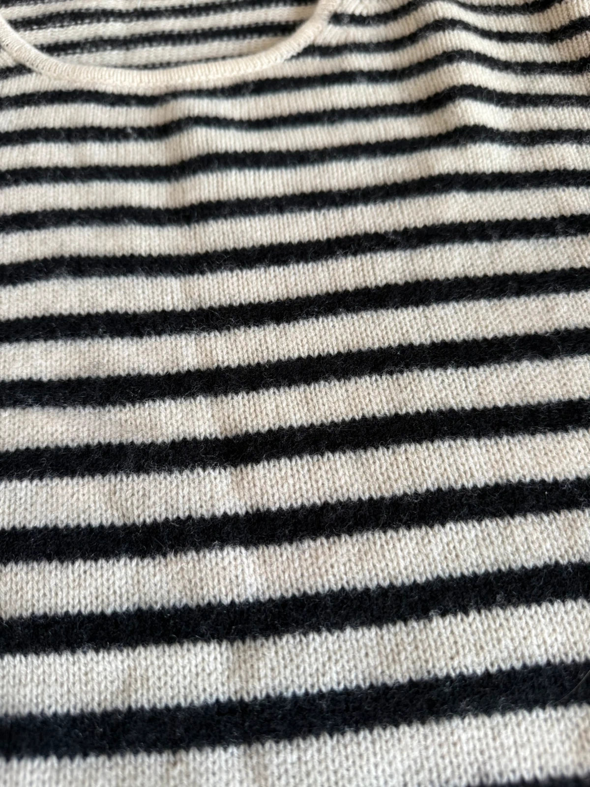 Allude jardin des oranges striped oversize wool cashmere sweater jumper - view 5