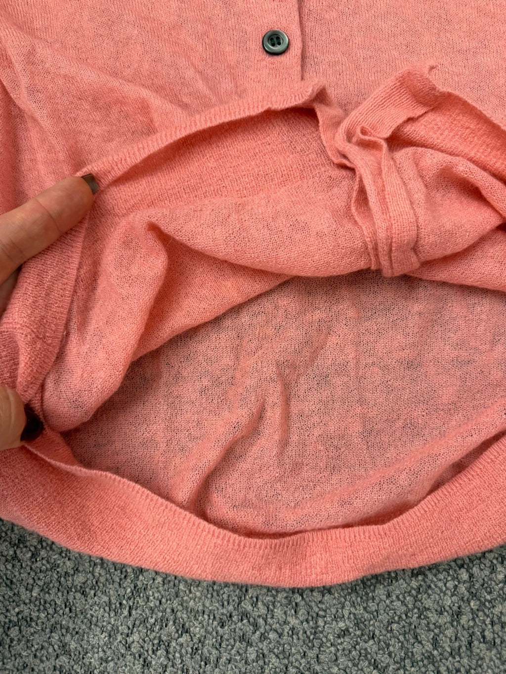 Isabel Marant Étoile baby alpaca pink cardigan - view 6