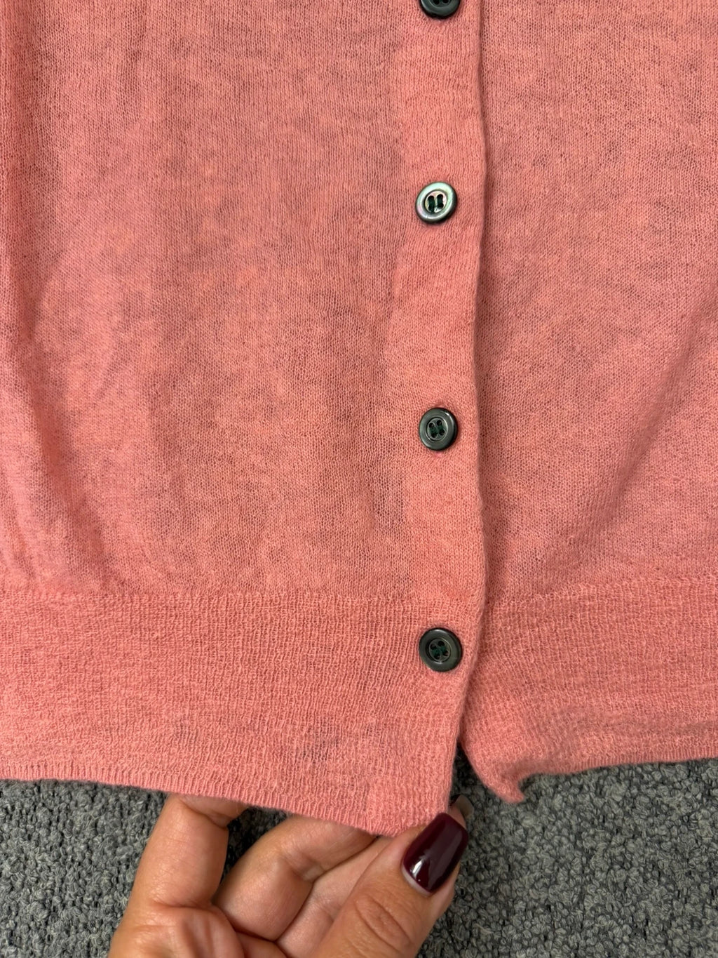 Isabel Marant Étoile baby alpaca pink cardigan - view 4